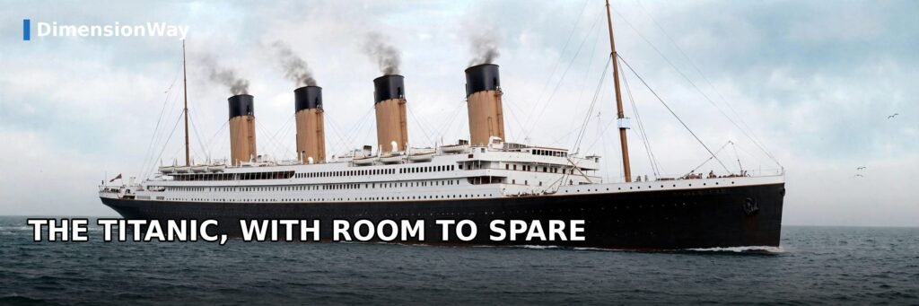The Titanic was 883 feet long, shorter than 1000 feet