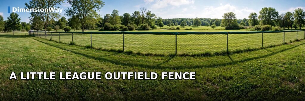 The distance from home plate to a Little League outfield fence is 200 feet