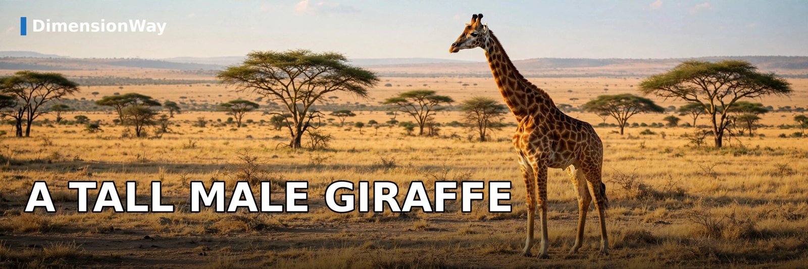 A large male giraffe standing nearly 20 feet tall.