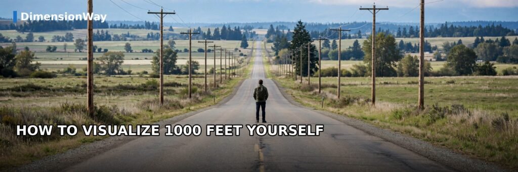 How to visualize 1000 feet in everyday life