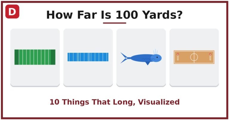 How Far Is 100 Yards? 10 Things That Long, Visualized