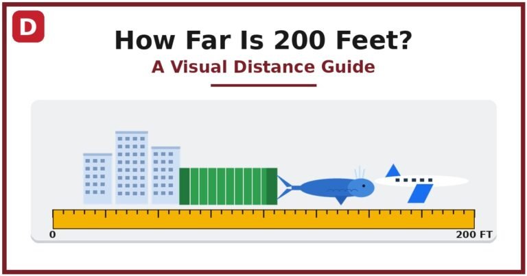 How Far Is 200 Feet? A Visual Distance Guide