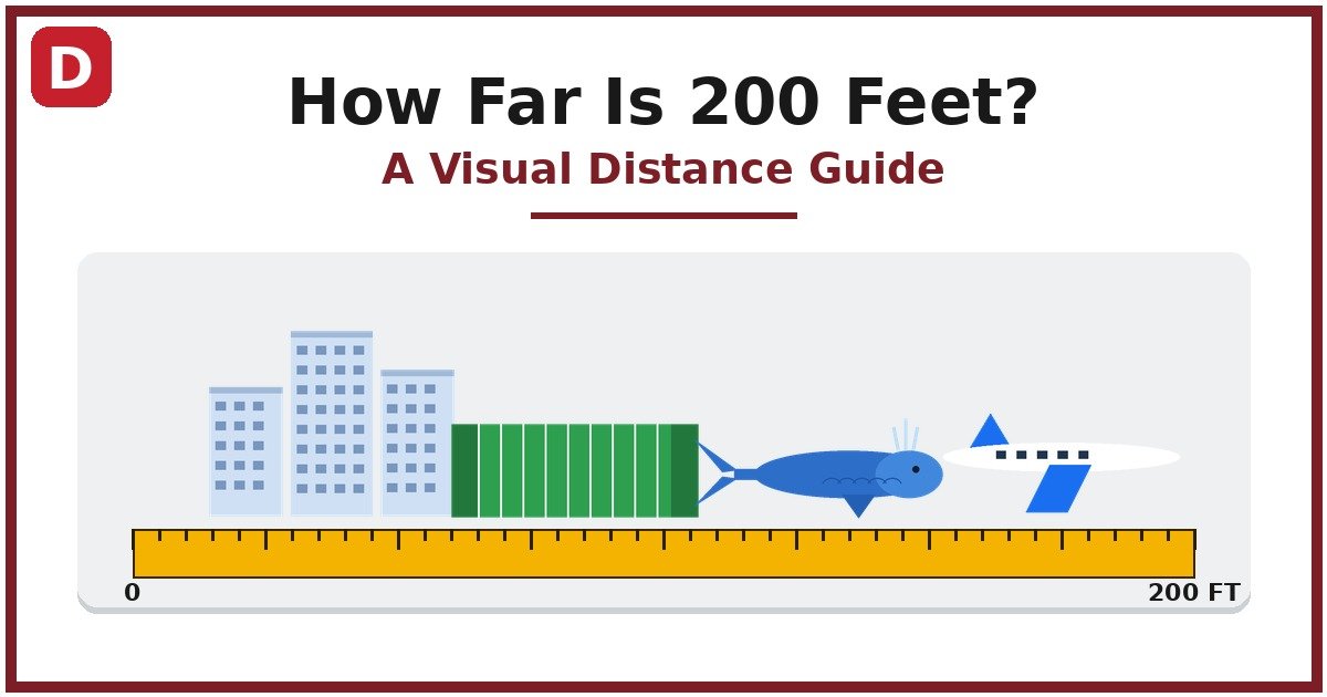 How Far Is 200 Feet? A Visual Distance Guide