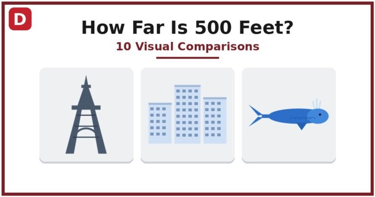 How Far Is 500 Feet? 10 Visual Comparisons