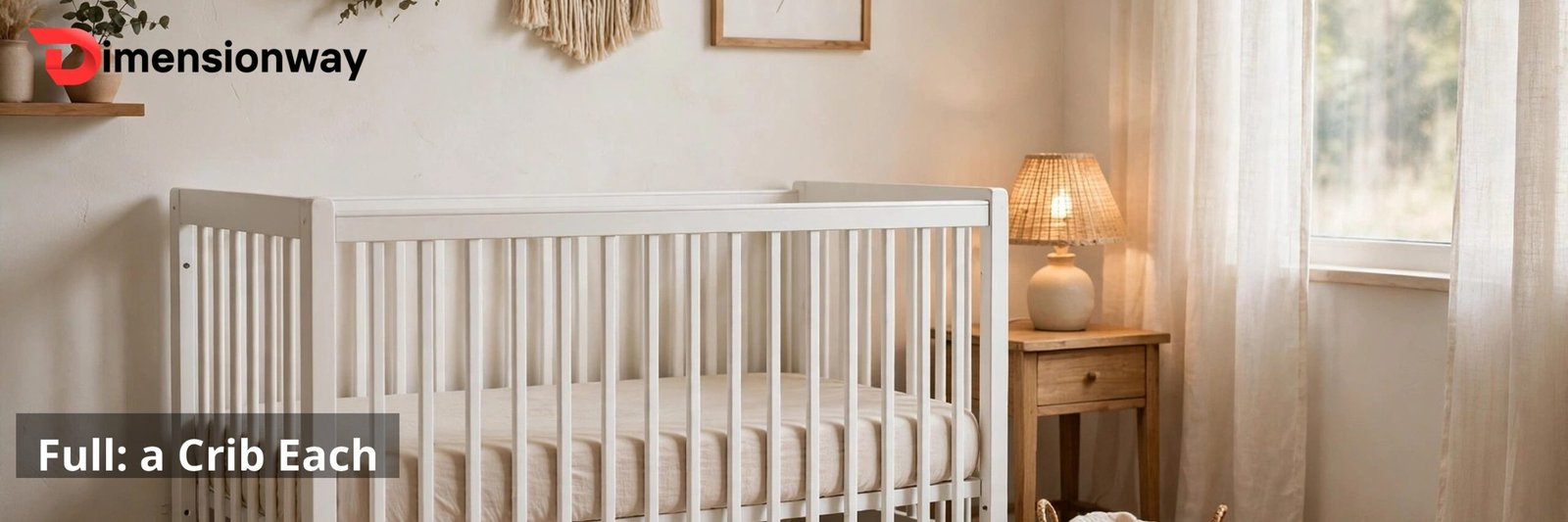 Twin mattress beside a baby crib.