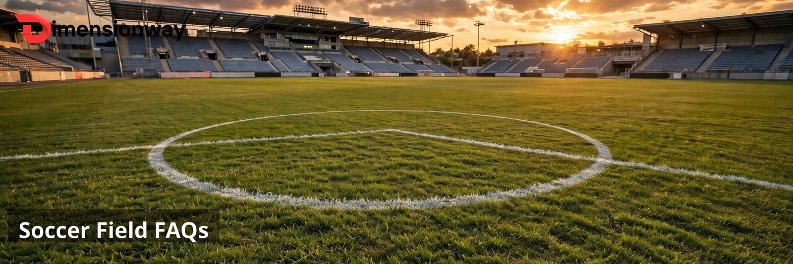 Soccer pitch FAQs banner.