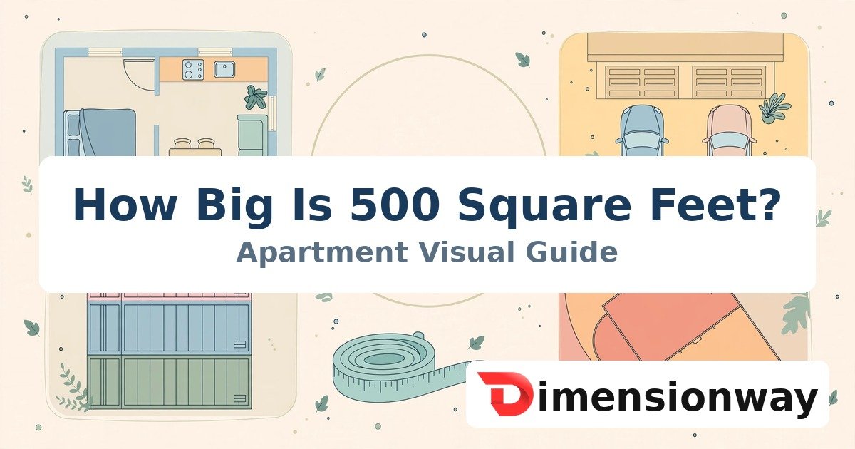 How Big Is 500 Square Feet? (Apartment Visual Guide)