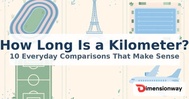 Featured image showing how long a kilometer is, visualized with everyday comparisons
